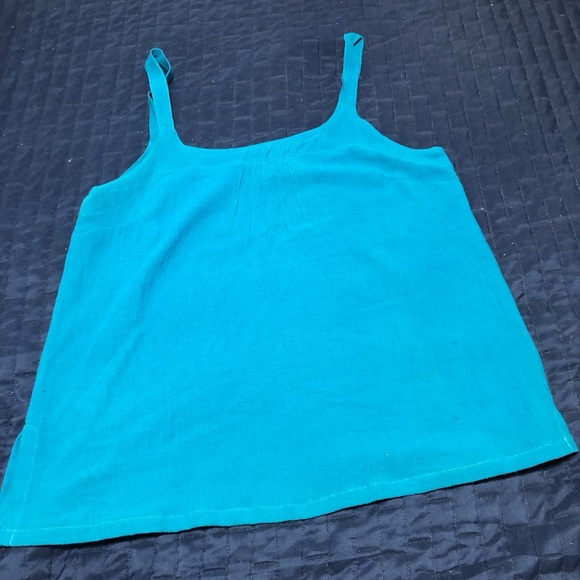 Mara’s Designs vibrant blue tank top- 19” pit to pit- excellent shape - Picture 3 of 8